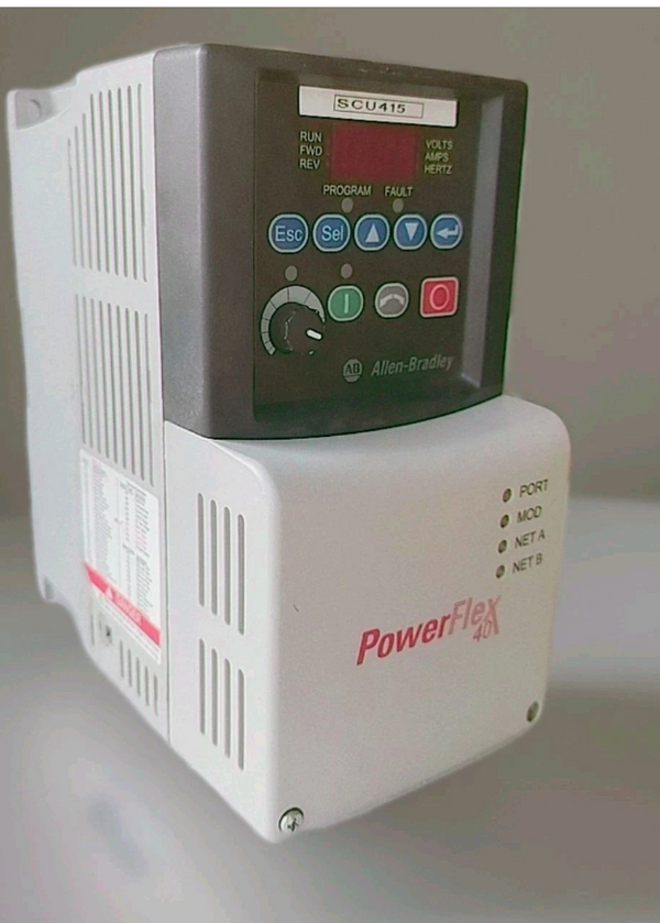 Allen-Bradley PowerFlex 40 VFD displaying F081 fault code — professional repair guide by Flexa Systems
